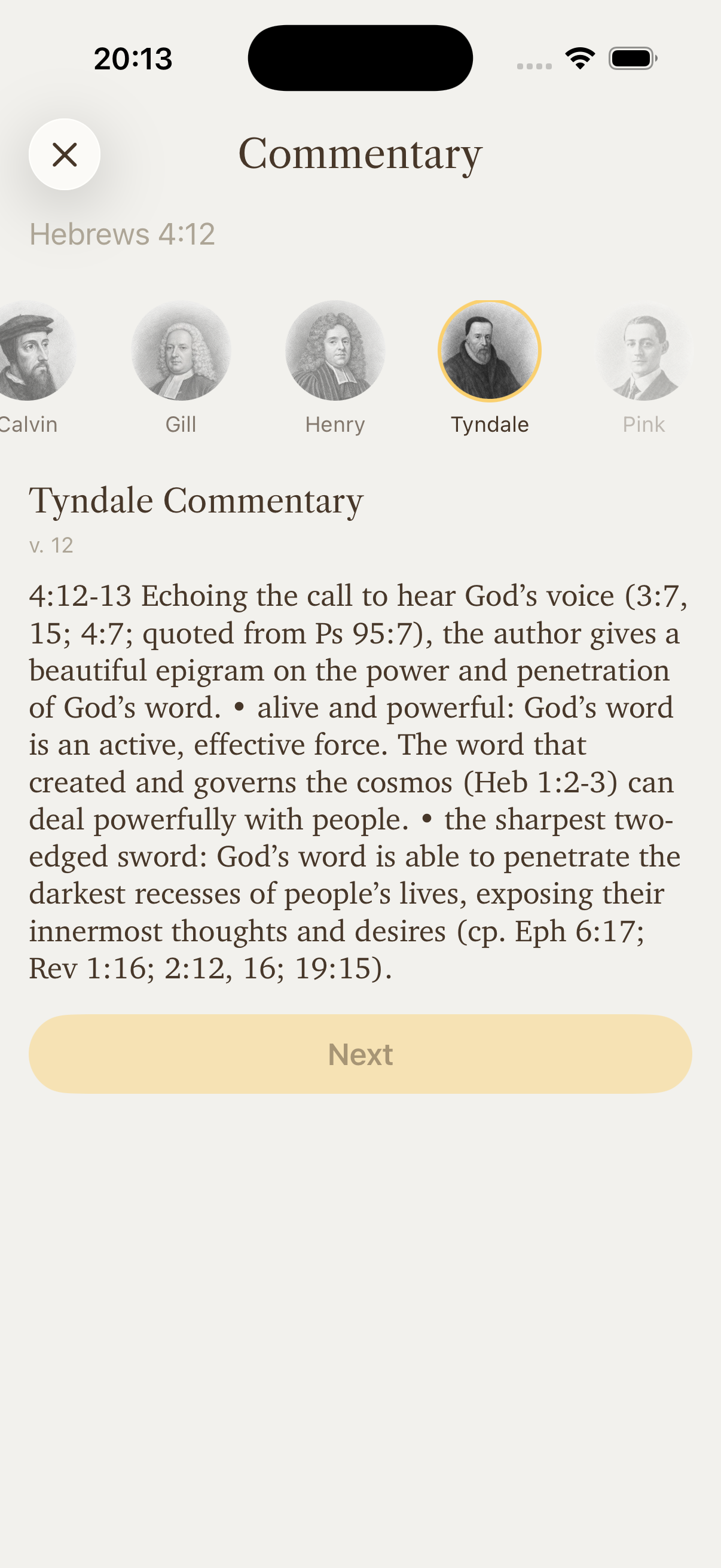 Conform Commentaries screenshot